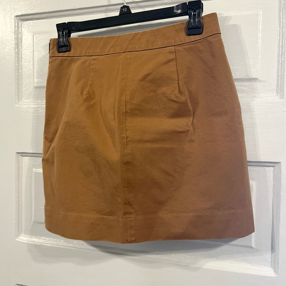 Everlane khaki mini skirt